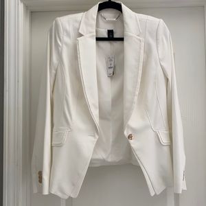 NWT White House Black Market white blazer